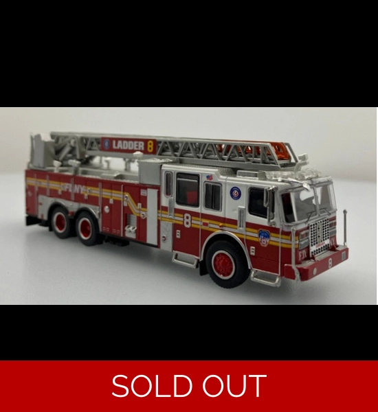 FDNY Manhattan '13 Ferrara Ladder 8 Diecast 1/87 Scale